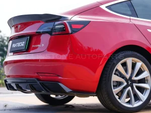 สปอยเลอร์หลังคาร์บอนไฟเบอร์ Tesla Model 3 PAKTECHZ (PT0011-4)