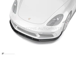 ลิ้นหน้าคาร์บอนไฟเบอร์ Porsche 718 PAKTECHZ (PT0010-1)