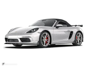 ลิ้นหน้าคาร์บอนไฟเบอร์ Porsche 718 PAKTECHZ (PT0010-1)