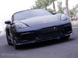 ลิ้นหน้าคาร์บอนไฟเบอร์ Porsche 718 PAKTECHZ (PT0010-1)