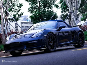 ลิ้นหน้าคาร์บอนไฟเบอร์ Porsche 718 PAKTECHZ (PT0010-1)