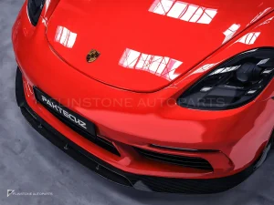 ลิ้นหน้าคาร์บอนไฟเบอร์ Porsche 718 PAKTECHZ (PT0010-1)