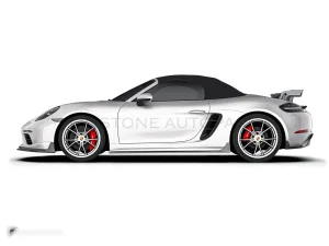 สเกิร์ตข้างคาร์บอนไฟเบอร์ Porsche 718 PAKTECHZ (PT0010-2)