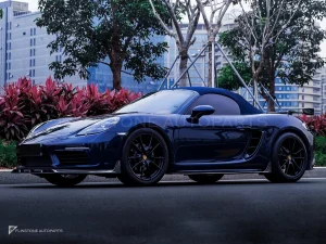สเกิร์ตข้างคาร์บอนไฟเบอร์ Porsche 718 PAKTECHZ (PT0010-2)