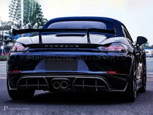 สปลิตเตอร์ข้างท้ายคาร์บอนไฟเบอร์ Porsche 718 PAKTECHZ