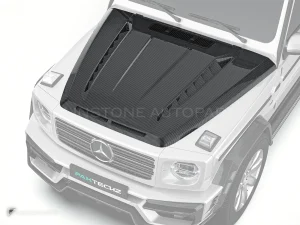 ฝากระโปรงหน้าคาร์บอนไฟเบอร์ Ver.1 Benz G-Class PAKTECHZ