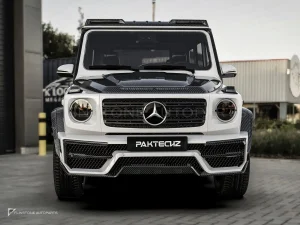 ฝากระโปรงหน้าคาร์บอนไฟเบอร์ Ver.1 Benz G-Class PAKTECHZ
