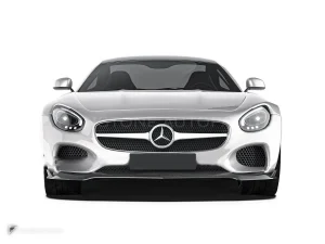 ลิ้นหน้าคาร์บอนไฟเบอร์ Ver.2 Benz AMG GT PAKTECHZ