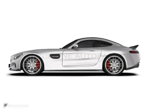สเกิร์ตข้างคาร์บอนไฟเบอร์ Ver.2 Benz AMG GT PAKTECHZ