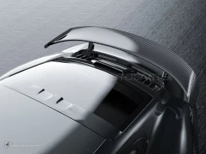 สปอยเลอร์หลังคาร์บอนไฟเบอร์ Porsche 992 Turbo S PAKTECHZ (PT0023-7)