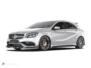 ลิ้นหน้าคาร์บอนไฟเบอร์ Benz A-Class W176 PAKTECHZ