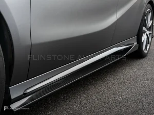 สเกิร์ตข้างคาร์บอนไฟเบอร์ Benz A-Class W176 PAKTECHZ