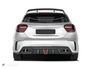 carbon fibre rear side splitters Benz A-Class W176 PAKTECHZ