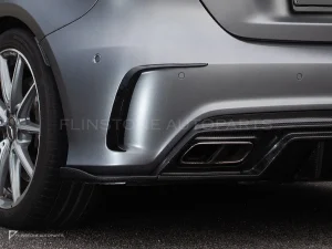 carbon fibre rear side splitters Benz A-Class W176 PAKTECHZ
