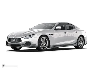 ลิ้นหน้าคาร์บอนไฟเบอร์ Maserati Ghibli PAKTECHZ (PT0002-1)