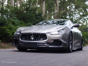ลิ้นหน้าคาร์บอนไฟเบอร์ Maserati Ghibli PAKTECHZ (PT0002-1)