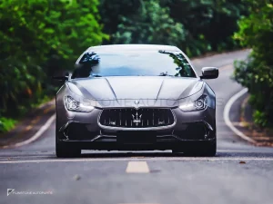 ลิ้นหน้าคาร์บอนไฟเบอร์ Maserati Ghibli PAKTECHZ (PT0002-1)