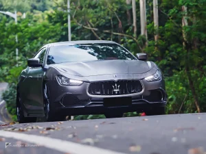 ลิ้นหน้าคาร์บอนไฟเบอร์ Maserati Ghibli PAKTECHZ (PT0002-1)