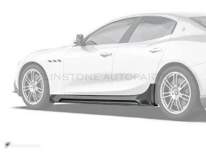 สเกิร์ตข้างคาร์บอนไฟเบอร์ Maserati Ghibli PAKTECHZ (PT0002-2)