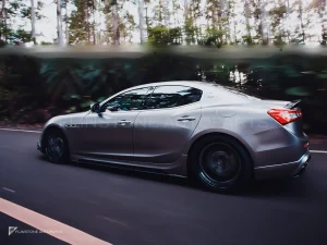 สเกิร์ตข้างคาร์บอนไฟเบอร์ Maserati Ghibli PAKTECHZ (PT0002-2)