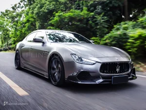 สเกิร์ตข้างคาร์บอนไฟเบอร์ Maserati Ghibli PAKTECHZ (PT0002-2)