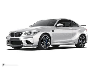 สเกิร์ตข้างคาร์บอนไฟเบอร์ BMW M2 F87 PAKTECHZ (PT0003-2)