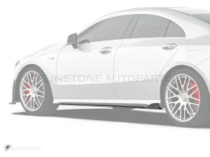 สเกิร์ตข้างคาร์บอนไฟเบอร์ Benz CLA-Class W118 PAKTECHZ