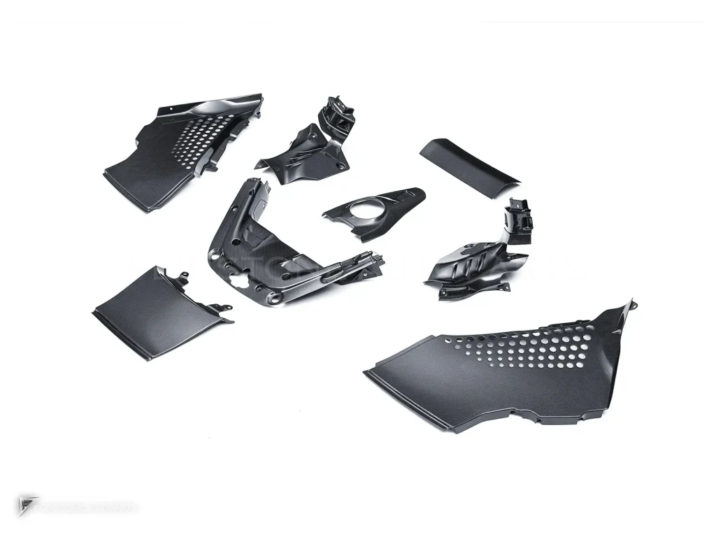 ฝาครอบห้องเครื่องคาร์บอนไฟเบอร์ ทรง OEM Ferrari SF90 AUBU (WS0018-2)