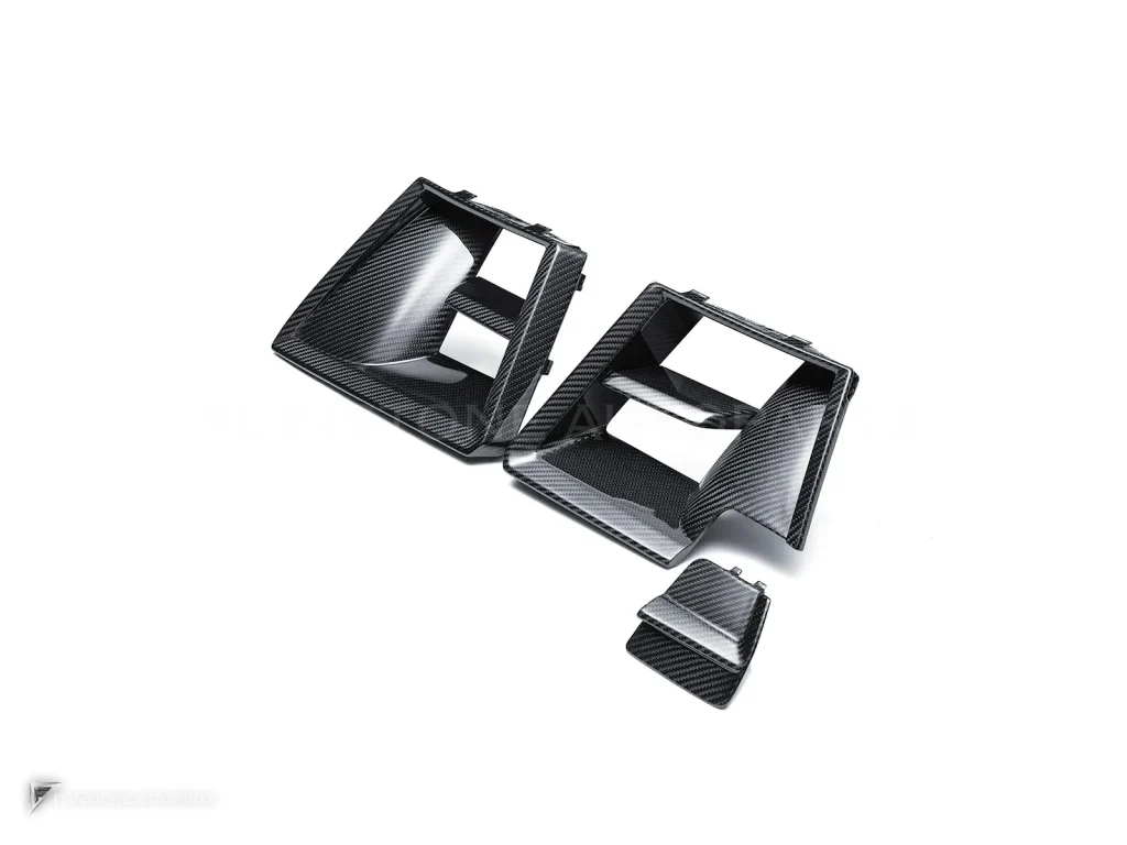 ช่องดักลมหน้าคาร์บอนไฟเบอร์ ทรง LD BMW XM AUBU