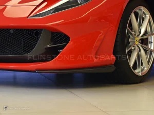 สปลิตเตอร์มุมหน้าคาร์บอนไฟเบอร์ ทรง OEM Ferrari 812 AUBU