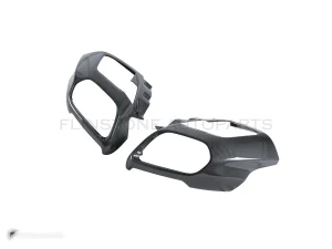 carbon fibre rear side splitters style OEM Ferrari 812 AUBU
