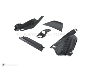 carbon fibre engine bay cover style OEM Ferrari F8 AUBU