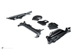 ชุดแผงครอบห้องเครื่องคาร์บอนไฟเบอร์ ครบชุด Audi R8 Gen 2 (4S)