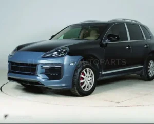 ชุดกันชนหน้า + ไฟหน้า Matrix PORSCHE Cayenne 957 ปี 07-10 แปลงโฉมรุ่นเก่าเป็นรุ่นใหม่ ทรง Turbo GT สไตล์ปี 25 by KM