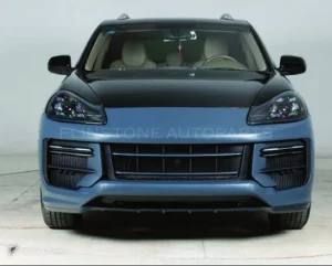 ชุดกันชนหน้า + ไฟหน้า Matrix PORSCHE Cayenne 957 ปี 07-10 แปลงโฉมรุ่นเก่าเป็นรุ่นใหม่ ทรง Turbo GT สไตล์ปี 25 by KM