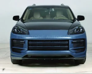 ชุดกันชนหน้า + ไฟหน้า Matrix PORSCHE Cayenne 957 ปี 07-10 แปลงโฉมรุ่นเก่าเป็นรุ่นใหม่ ทรง Turbo สไตล์ปี 25 by KM