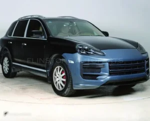 ชุดกันชนหน้า + ไฟหน้า Matrix PORSCHE Cayenne 957 ปี 07-10 แปลงโฉมรุ่นเก่าเป็นรุ่นใหม่ ทรง Turbo สไตล์ปี 25 by KM