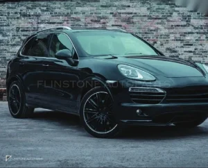 前唇套件-后 PORSCHE Cayenne 958.1 年 11-14 老款升级新款款式 TKT 款 23 by KM