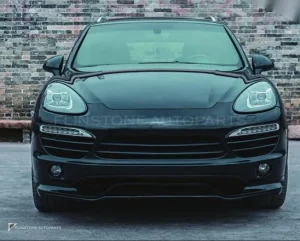前唇套件-后 PORSCHE Cayenne 958.1 年 11-14 老款升级新款款式 TKT 款 23 by KM