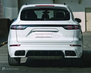 rear bumper kit/Diffuser PORSCHE Cayenne 958.1 year 11-17 old-to-new facelift conversion style 23 by KM