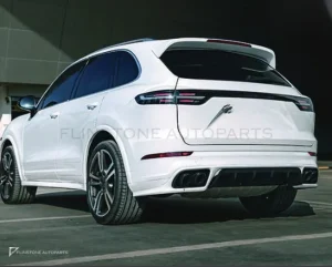 rear bumper kit/Diffuser PORSCHE Cayenne 958.1 year 11-17 old-to-new facelift conversion style 23 by KM