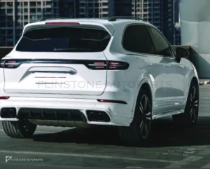 rear bumper kit/Diffuser PORSCHE Cayenne 958.1 year 11-17 old-to-new facelift conversion style 23 by KM