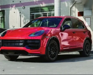 rear bumper kit/Diffuser PORSCHE Cayenne 958.1 year 11-14 old-to-new facelift conversion style Turbo GT + GTS style 25 by KM