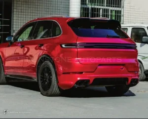 rear bumper kit/Diffuser PORSCHE Cayenne 958.1 year 11-14 old-to-new facelift conversion style Turbo GT + GTS style 25 by KM