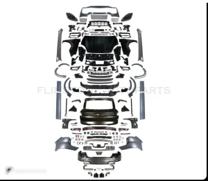 ชุดแต่งรอบคัน PORSCHE Cayenne 958 ปี 11-17 แปลงโฉมรุ่นเก่าเป็นรุ่นใหม่ ทรง Turbo GT สไตล์ปี 25 (รีโปร) by KM