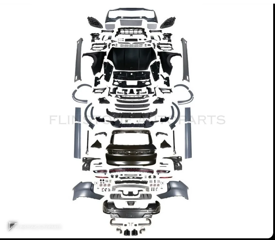 ชุดแต่งรอบคัน PORSCHE Cayenne 958 ปี 11-17 แปลงโฉมรุ่นเก่าเป็นรุ่นใหม่ ทรง Turbo GT สไตล์ปี 25 (รีโปร) by KM