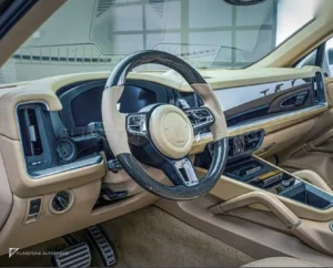 ชุดตกแต่งภายใน PORSCHE Cayenne 958 ปี 11-17 แปลงโฉมรุ่นเก่าเป็นรุ่นใหม่ สไตล์ปี 25 by KM