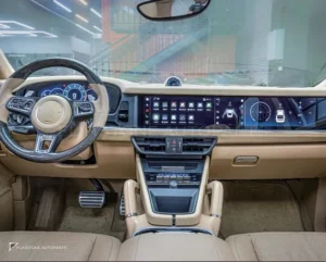 ชุดตกแต่งภายใน PORSCHE Cayenne 958 ปี 11-17 แปลงโฉมรุ่นเก่าเป็นรุ่นใหม่ สไตล์ปี 25 by KM