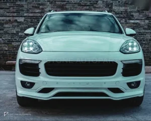 ชุดลิ้นหน้า-หลัง PORSCHE Cayenne 958.2 ปี 15-17 แปลงโฉมรุ่นเก่าเป็นรุ่นใหม่ ทรง TKT สไตล์ปี 23 by KM