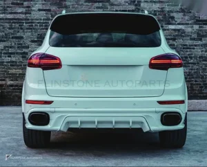 ชุดลิ้นหน้า-หลัง PORSCHE Cayenne 958.2 ปี 15-17 แปลงโฉมรุ่นเก่าเป็นรุ่นใหม่ ทรง TKT สไตล์ปี 23 by KM